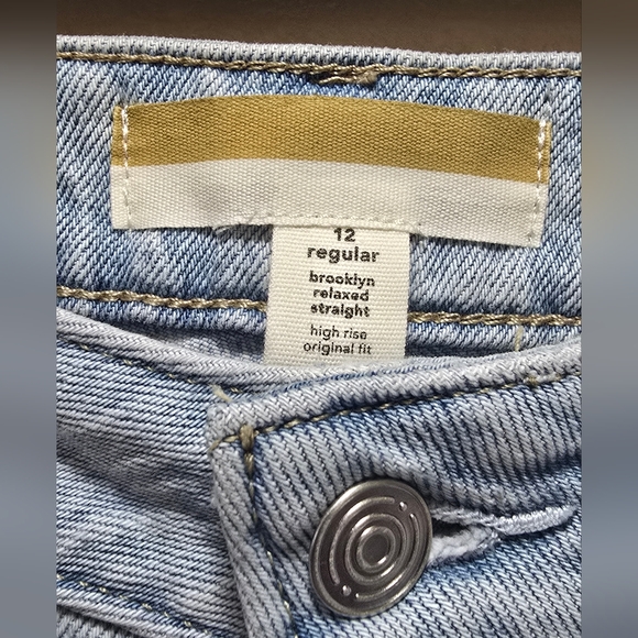 Wemons Maurices 12 regular Brooklyn relaxed straight 99% cotton new with tags - Picture 3 of 12